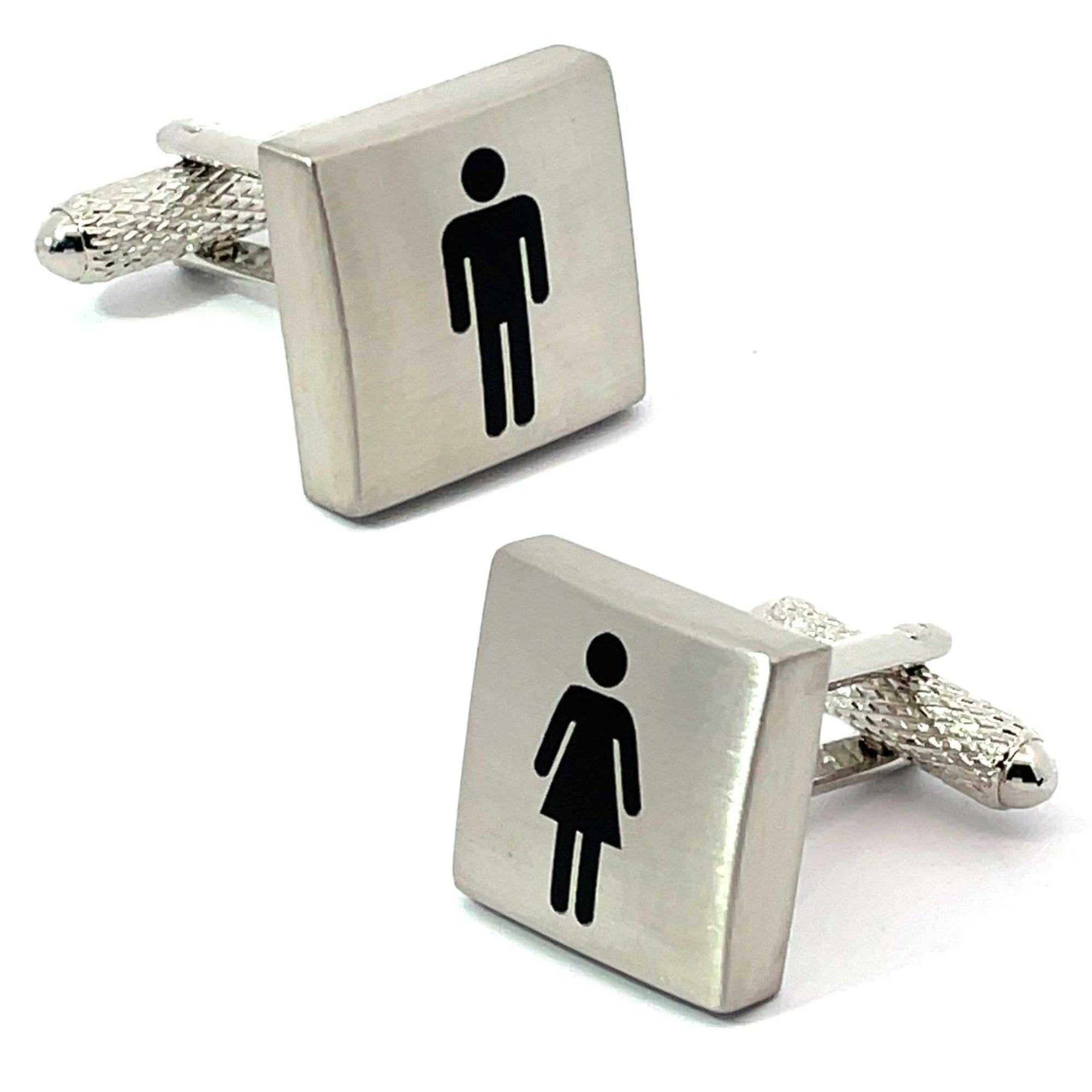 Male / Female Toilet Sign Cufflinks