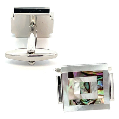 Mother of Pearl Natural Shell Cufflinks