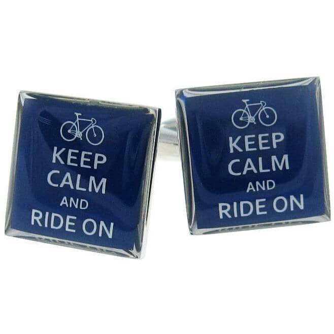 Keep Calm and Ride On Cufflinks