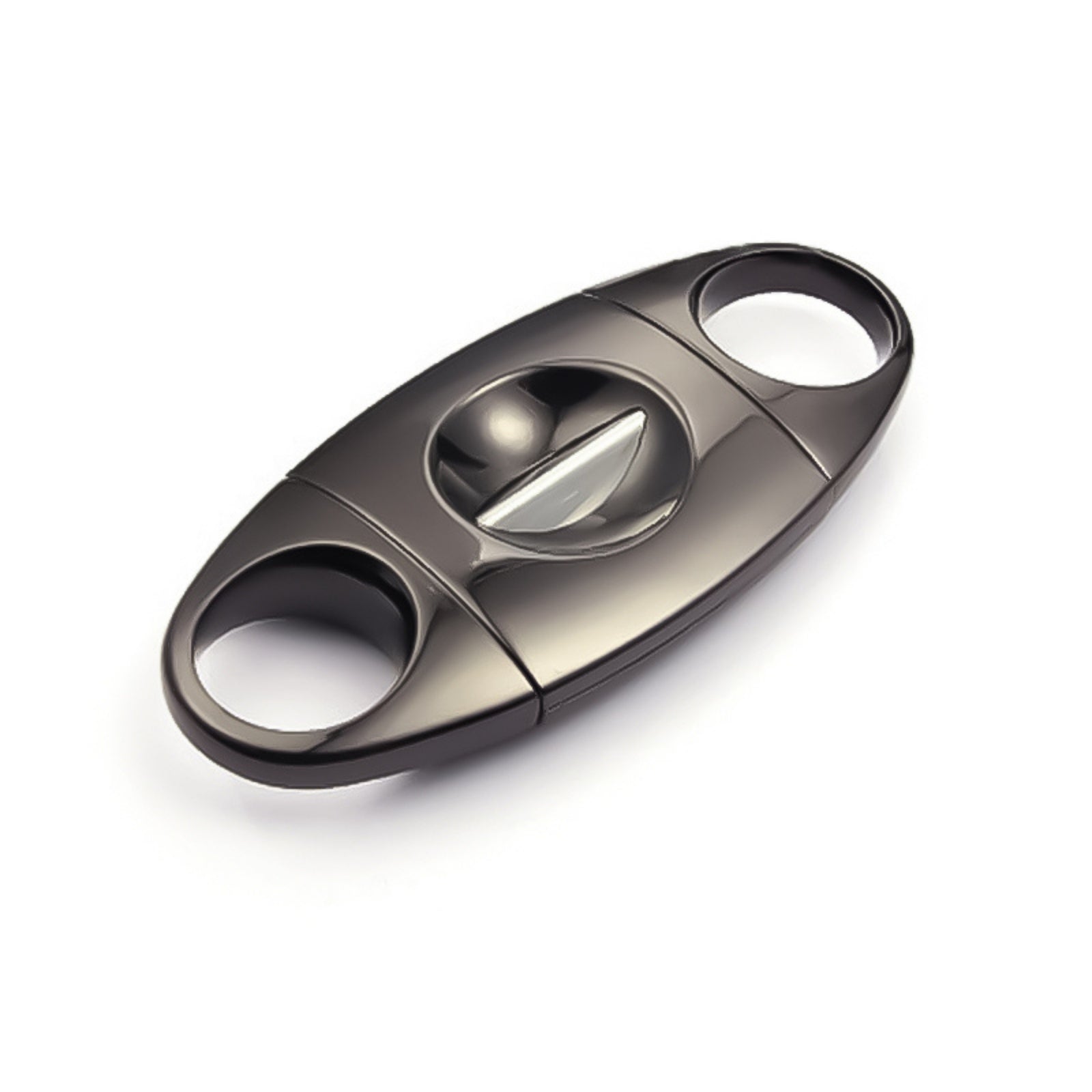 Gunmetal V-Cut Cigar Cutter