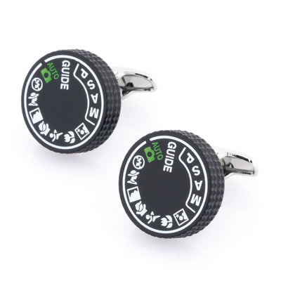 DSLR Camera Dial Cufflinks
