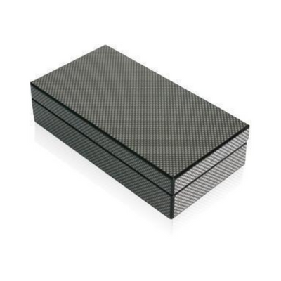 8 Pair Wooden Carbon Fibre Look Storage Box