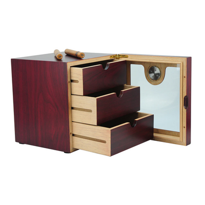 75 CT Bubinga Cigar Humidor Wooden Cabinet for Cigars