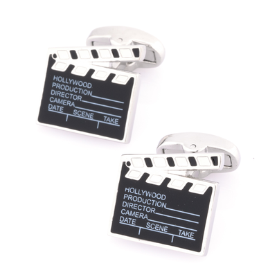 Hollywood Clapper Board Movie Cufflinks