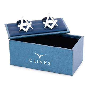 Freemason Masonic Silver Cufflinks