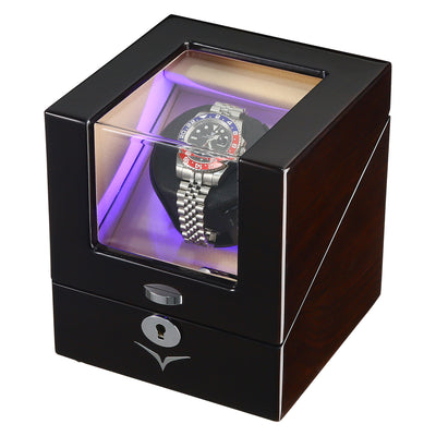 Waratah Watch Winder Box for 1 Watch in Mahogany