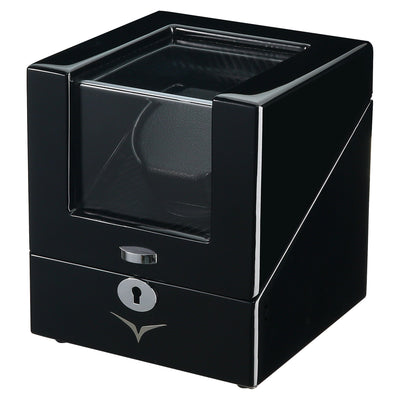 Waratah Watch Winder Box for 1 Watch in Black