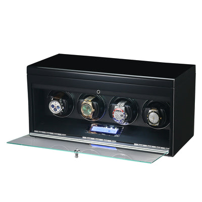 Vancouver Watch Winder for 4 Black