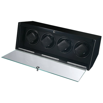 Theodore Watch Winder for 4 Black