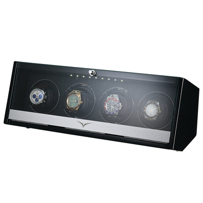 Theodore Watch Winder for 4 Black