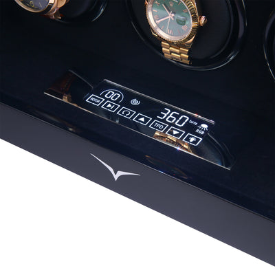 Sydney Watch Winder Box for 9 Watches in Black