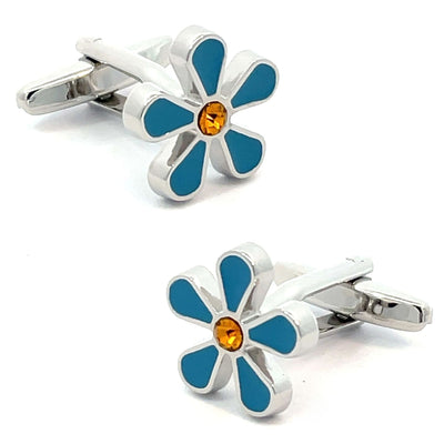 Masonic Forget-Me-Not Cufflinks