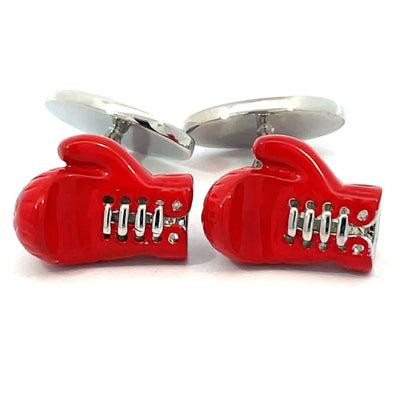 Red Boxing Gloves (chain) Cufflinks