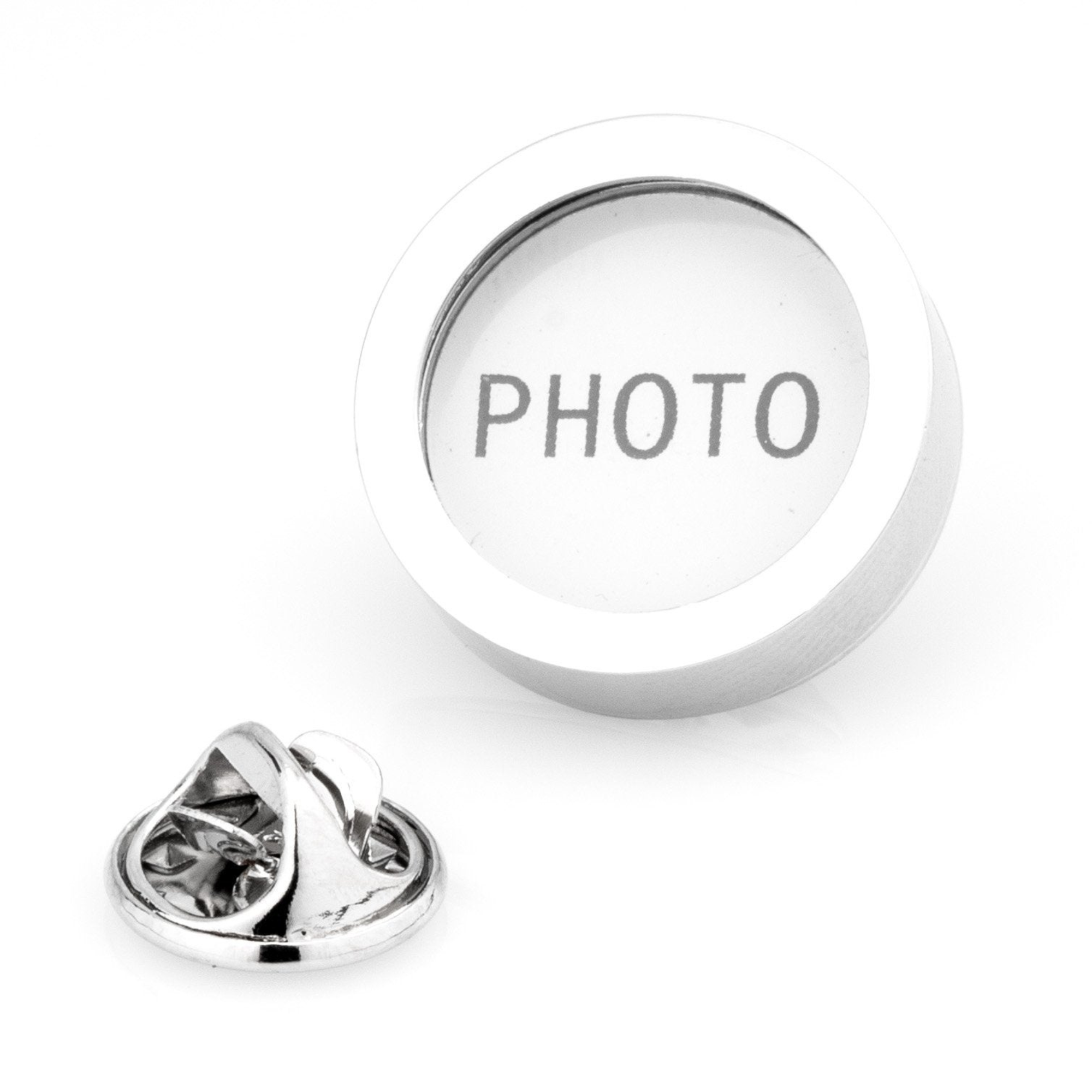 Insert your own Photo Lapel Pin