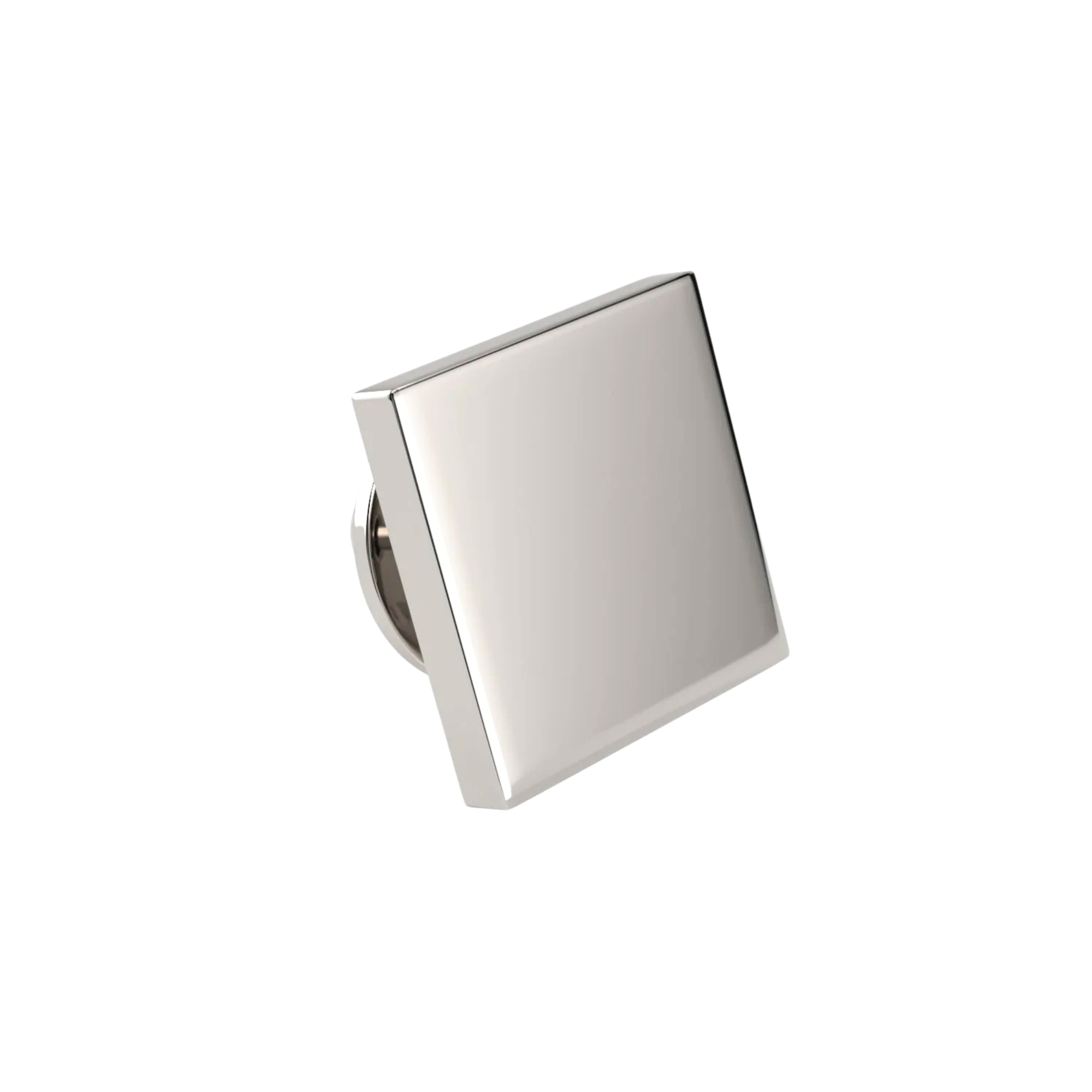 Square Silver Engravable Lapel Pin