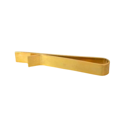 Shiny Gold Tie Bar with straight end 50mm