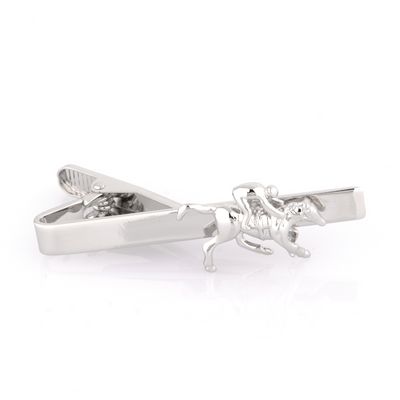 Horse and Jockey Tie Clip