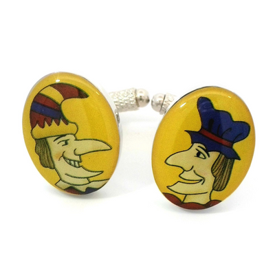 Cartoon Punch and Judy Cufflinks