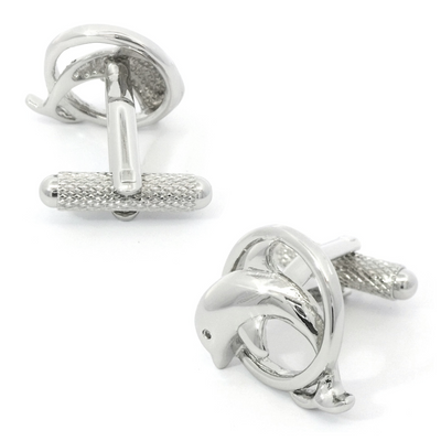 Dolphin and Hoop Cufflinks