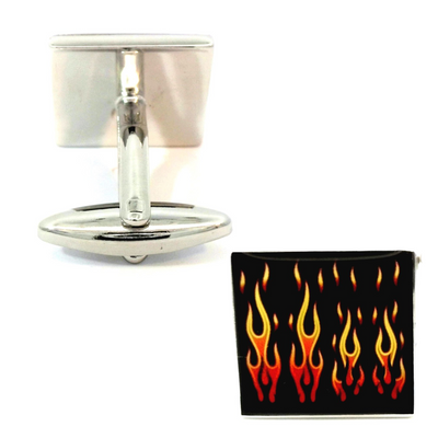 Hot Rod Flame Cufflinks