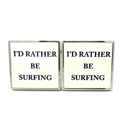 I'd rather be Surfing Cufflinks