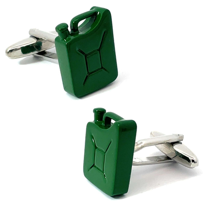 Jerry Can Military Green Cufflinks