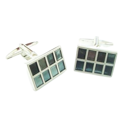 Panels of Black Cufflinks