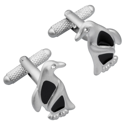 Playful Pair of Penguins Cufflinks