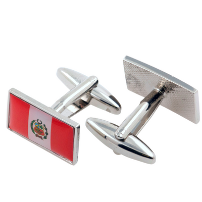 Flag of Peru Cufflinks