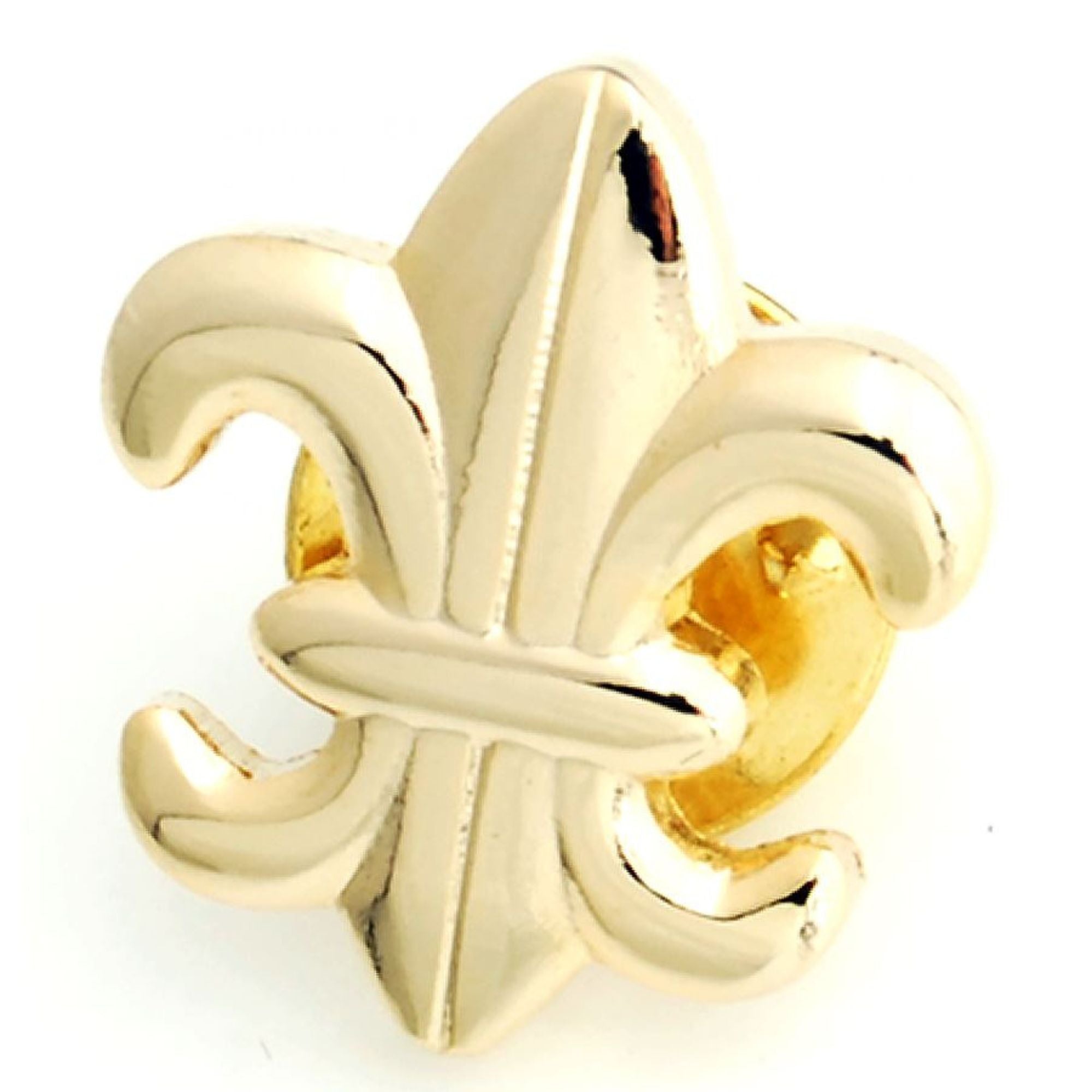 Fleur De Lis Lapel Pin in Gold