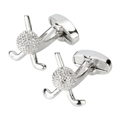 Golf Club and Ball Cufflinks