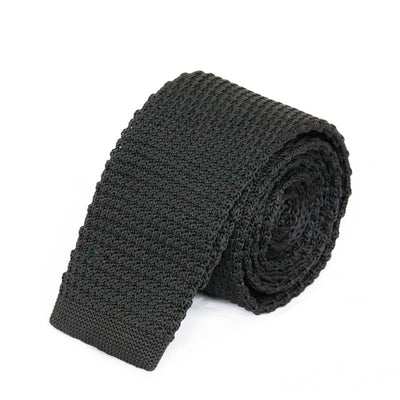 Black Knitted Tie