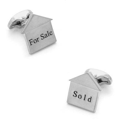 For Sale Sold House Cufflinks