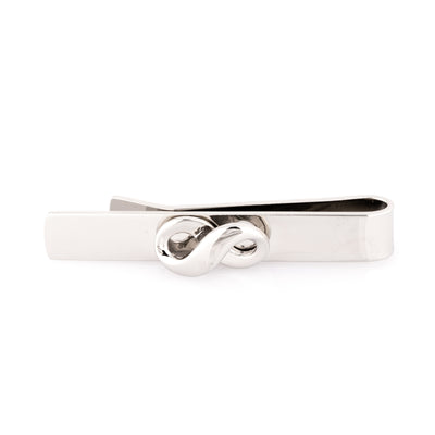 Silver Infinity Tie Bar