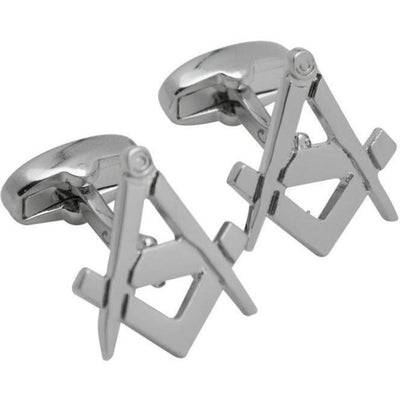 Freemason Masonic Silver Cufflinks