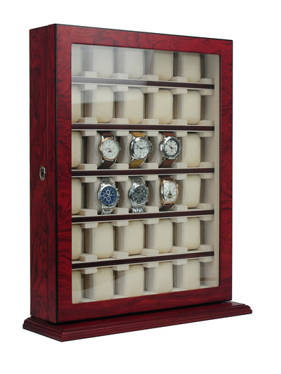 Bubinga Wooden Watch Cabinet, 30 Watch Box, Cuffed Watch Box, Clinks Australia Watch Box, Bubinga Watch Box on Cuffed, Australia Watch Cabinet, Watch Cabinet Storage Box, Watch Storage Box, Watch Cabinet Display, 30 Slots Watch Box, Watch Boxes for 30, Bubinga Wood Watch Cabinet, Wooden Watch Cabinet, Bubinga, Watch Cabinet, CB5052, Clinks, Clinks Australia, Cuffed