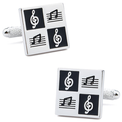 Random Musical Notes Cufflinks