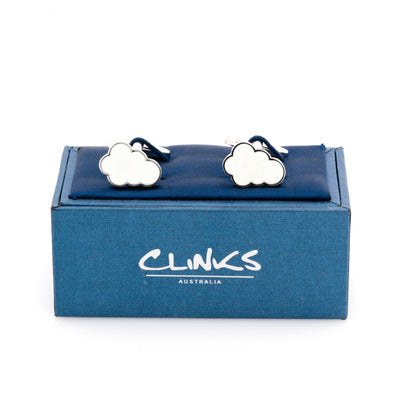 Cloud Cufflinks White