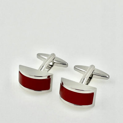 Burnt Orange Cateye Cufflinks