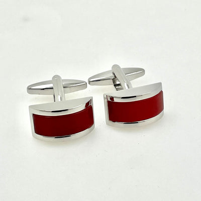 Burnt Orange Cateye Cufflinks