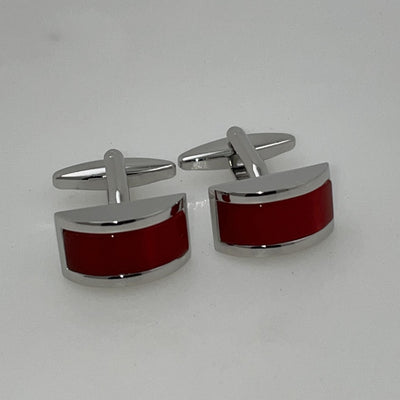 Burnt Orange Cateye Cufflinks