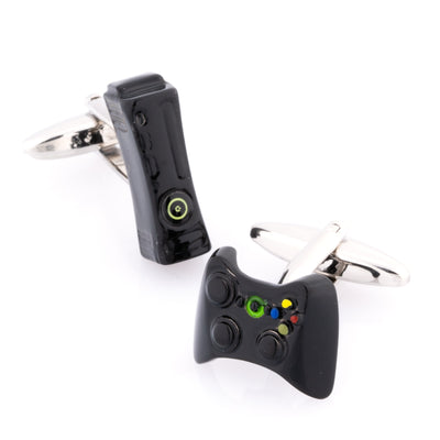 Black Xbox Cufflinks, CL9186, Novelty Cufflinks, Mens Cufflinks, Cufflinks, Cuffed, Clinks, Clinks Australia