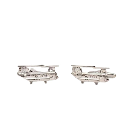 Chinook Helicopter Cufflinks