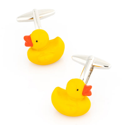 Yellow Rubber Duckie Cufflinks