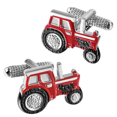 Red Tractor Cufflinks