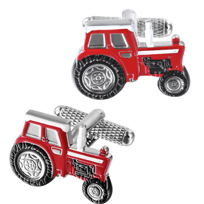 Red Tractor Cufflinks