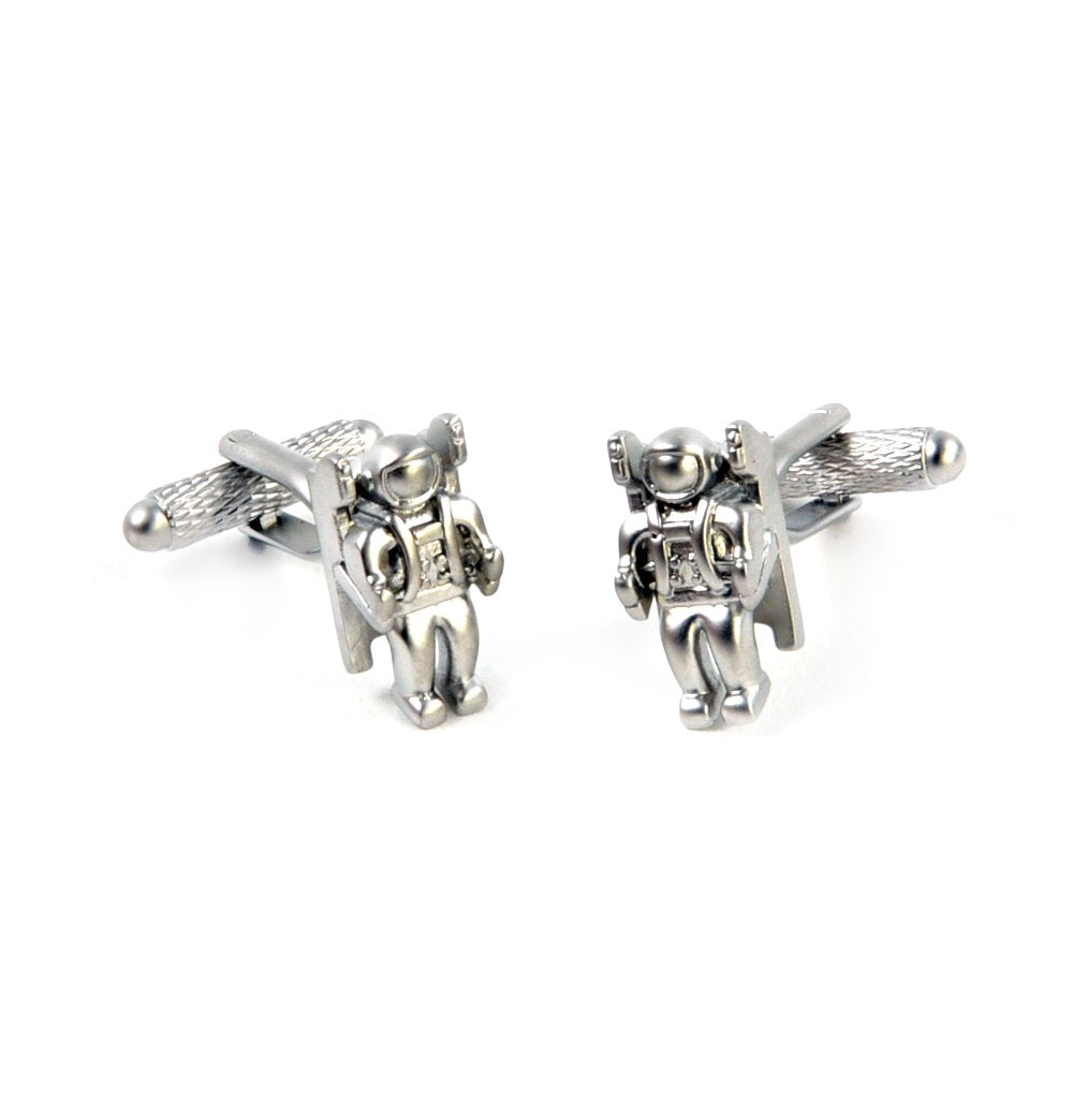 Astronaut Cufflinks, Silver Cufflinks, ZBC3237, Mens Cufflinks, Cufflinks, Cuffed, Clinks, Clinks Australia