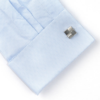 Silver Four-Square Cufflinks