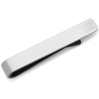 Brushed Silver "Love You, Dad" Tie Clip