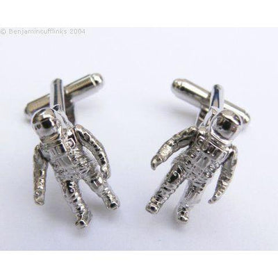 Astronaut Cufflinks, Silver Cufflinks, ZBC3237, Mens Cufflinks, Cufflinks, Cuffed, Clinks, Clinks Australia